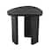 20" Black Handmade Heart Inspired Side End Accent Table